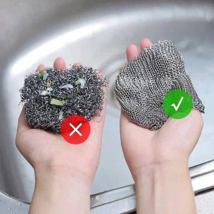 Magic Cleaning Cloth Metal Steel Wire Dish Pot Washdishing Cloths - Problems Solved