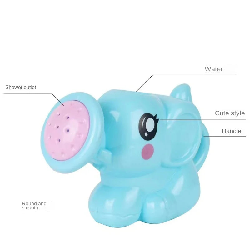 Bath Toy Plastic Kettle Bath Shower Tool Baby Bathroom Toy Elephant Watering Pot Bath Toy for Children Summer Bath Sprinkler - Problems Solved
