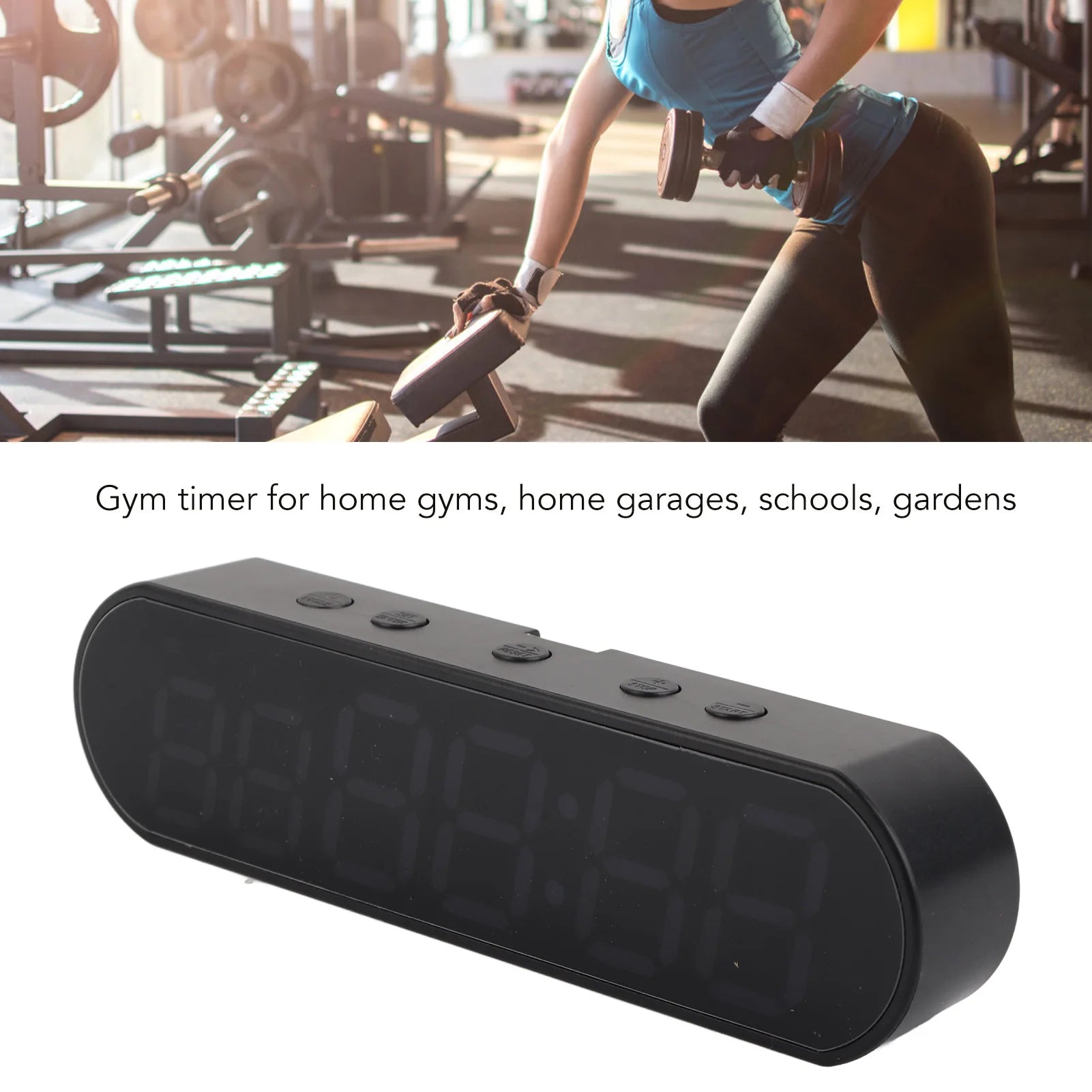 Fitness Interval Timer Portable Gym Timer 1000mAh USB - Problems Solved