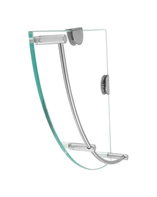 B97A-Bathroom Shelves, Bathroom Glass Corner Shelf Triangle Wall Mounted ,Tempered Glass Shelf For Storing Shower Gel/Soap - Problems Solved
