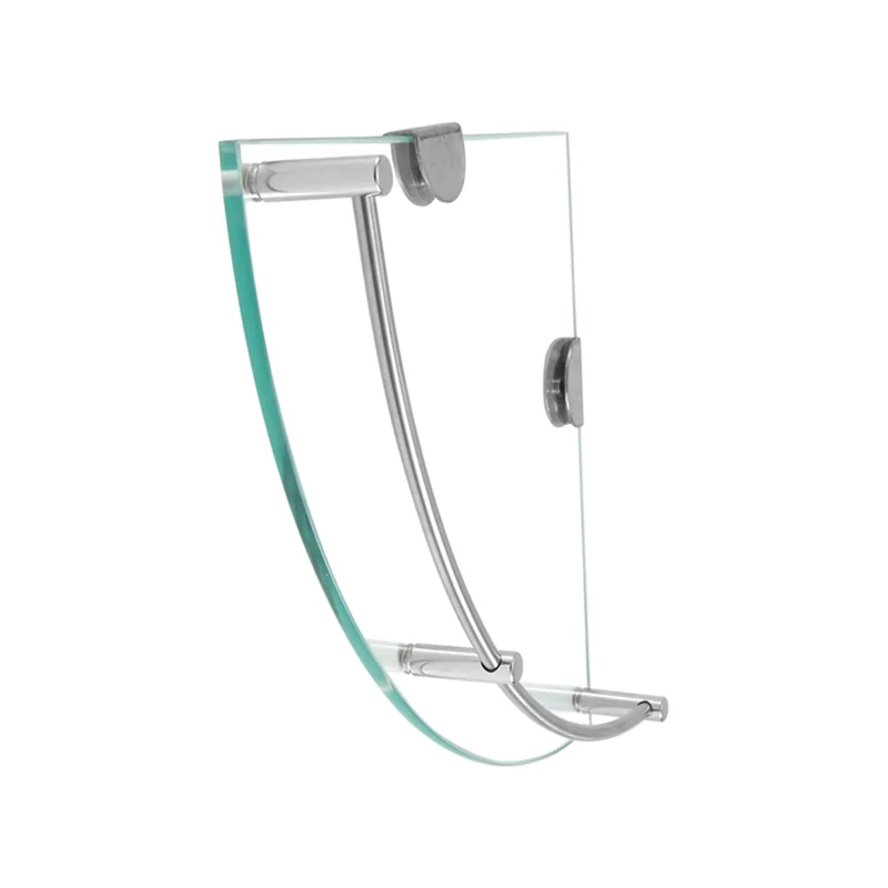B97A-Bathroom Shelves, Bathroom Glass Corner Shelf Triangle Wall Mounted ,Tempered Glass Shelf For Storing Shower Gel/Soap - Problems Solved