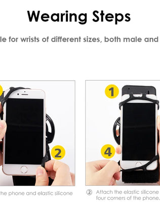For Sport or Riding Smart Phone Wristband Bag Sport Fitness Cycling Armband Compatible with Android and other phones - Problems Solved