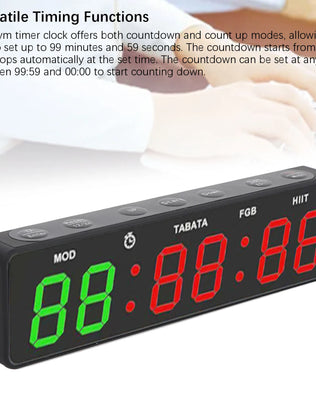 Gym Timer Clock HIIT Mode Portable Stopwatch Countdown - Problems Solved