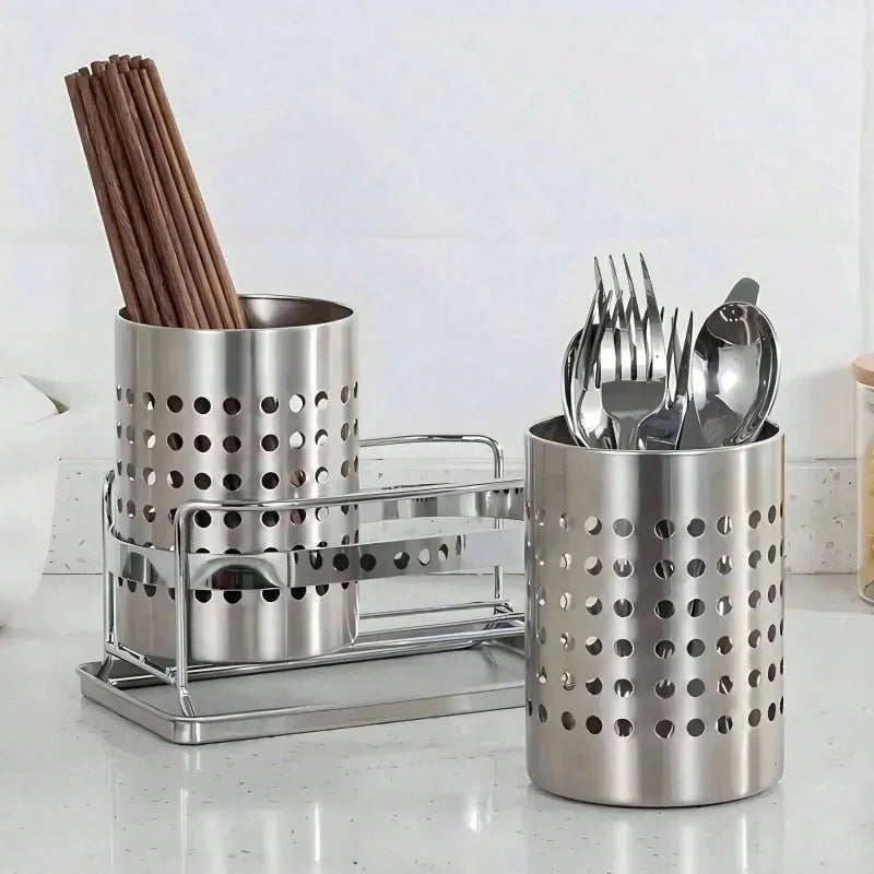 2PCS Kitchen Utensil Holder  for Spatulas Ladles and Chopsticks - Problems Solved