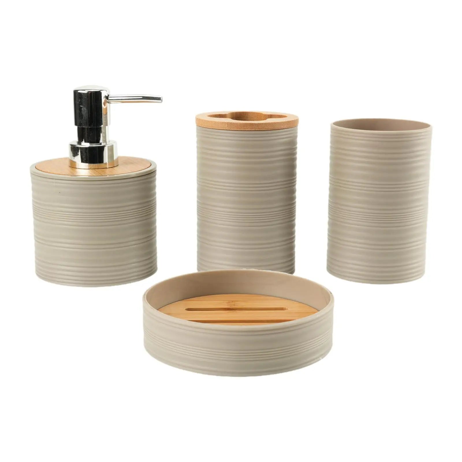 4 Pieces Bathroom Accessories Set ,Bath Accessory Complete Set, Bathroom Decor - Problems Solved