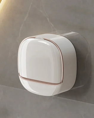 Bathroom Drain Soap Box Wall Mounted ABS Soap Box with Lid Waterproof Soap Dish Dishes Storage Box Travel Organizer Case Storage - Problems Solved