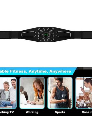 120cm Abdominal Massager Waist Belt Fitness Equipment Muscle - Problems Solved