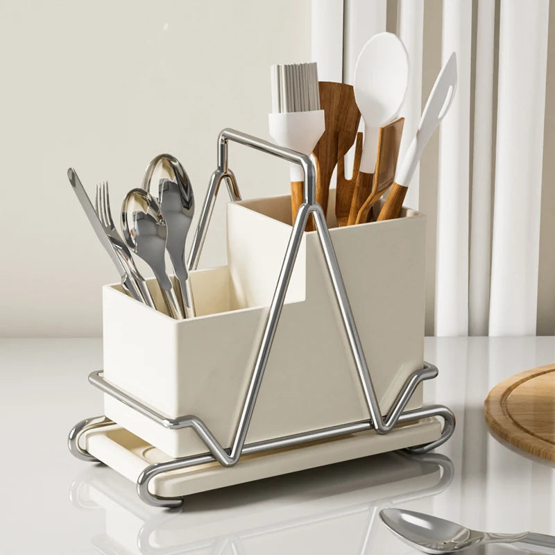Kitchen Utensils Holder Large,Metal Utensil Organizer - Problems Solved