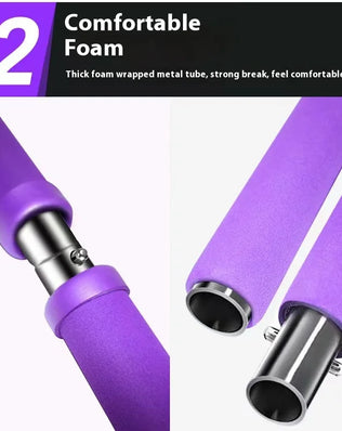 Pilates Stick - Adjustable Fitness Bar for Home Workout, Yoga - Problems Solved