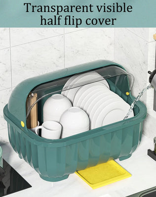 Kitchen Drain Cabinet With Lid, Bowl Box For Storing Dishes - Problems Solved
