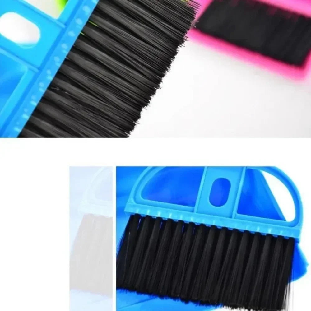 Mini Desktop Sweep Cleaning Brush Small Broom Dustpan Set Shovel Garbage and Sweep The Ingenious Combination Daily Gadgets - Problems Solved