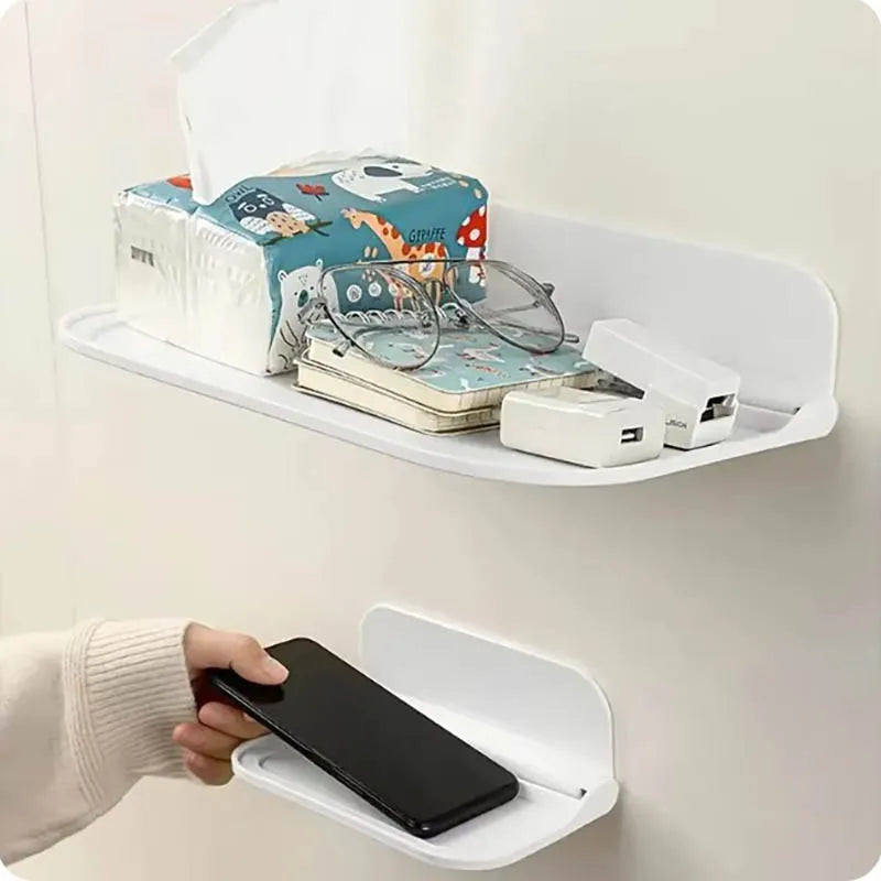 1PC Foldable Wall-mounted Shelf, For Bathroom, Toilet, Kitchen - Problems Solved