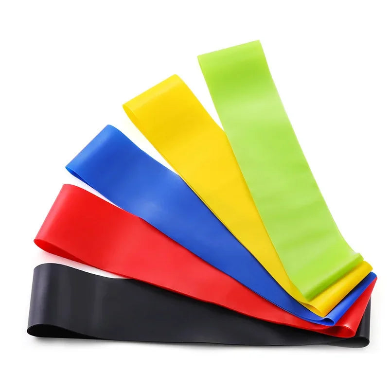 Portable Fitness Workout Equipment Rubber Resistance Bands Yoga Gym Elastic Gum Strength Pilates Crossfit Women Weight Sports - Problems Solved
