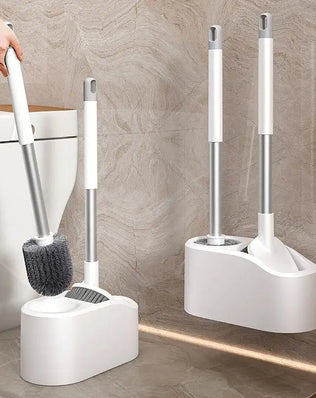 Bathroom Cleaning Made Easy with 4-In-1 Multifunctional Toilet Brush, Full 360° No Dead Corner Cleaning Set. - Problems Solved