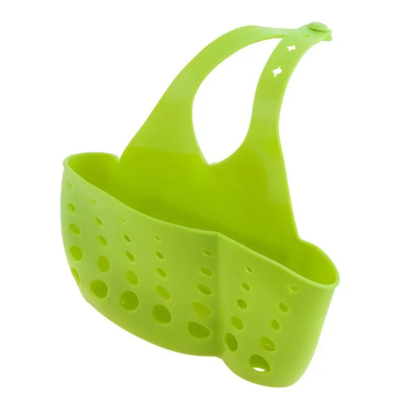Home Storage Drain Basket Kitchen Sink Holder Adjustable Soap Sponge Shlf Drainer Organizer Gadget Bathroom Accessories - Problems Solved