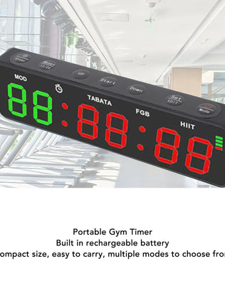Gym Timer Clock HIIT Mode Portable Stopwatch Countdown - Problems Solved