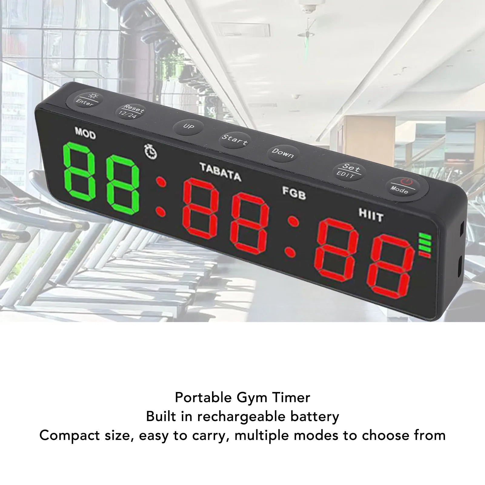 Gym Timer Clock HIIT Mode Portable Stopwatch Countdown - Problems Solved