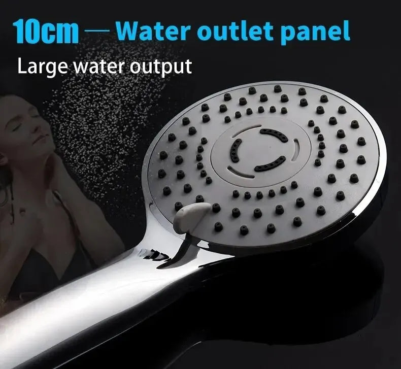 Bathroom Pressurized Hand Shower Package Accessories Shower Nozzle Large Water Output 5 Models Universal Adaptation Save Water - Problems Solved