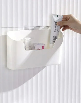 Kitchen Wall-mounted Adhesive Storage Rack Multifunctional - Problems Solved