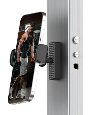 Magnetic Phone Holder for Gym - 360° Adjustable, Strong Portable Magnet Phone Mount for Workout Recording, Fitness Essentials - Problems Solved
