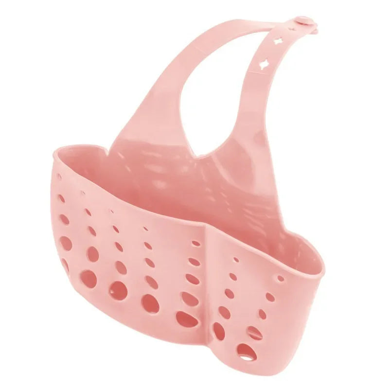 Home Storage Drain Basket Kitchen Sink Holder Adjustable Soap Sponge Shlf Drainer Organizer Gadget Bathroom Accessories - Problems Solved