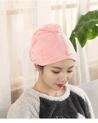 Bath Towels Soft Bathroom Accessories Microfiber Microfiber Towels Blow Dry Towels Bathroom Amenities Shower Caps Quick For Home - Problems Solved