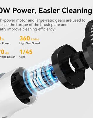 Electric Cleaning Brush Cordless Handheld Shower Scrubber Spin - Problems Solved