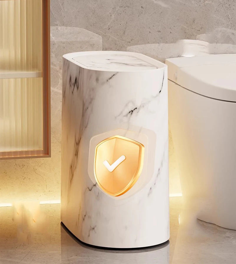 Bathroom Toilet Hotel B&B With Lid Kitchen Living Room Sandwich Trash Can Lid Multi-purpose Modern Toilet Hygienic Sandwich - Problems Solved