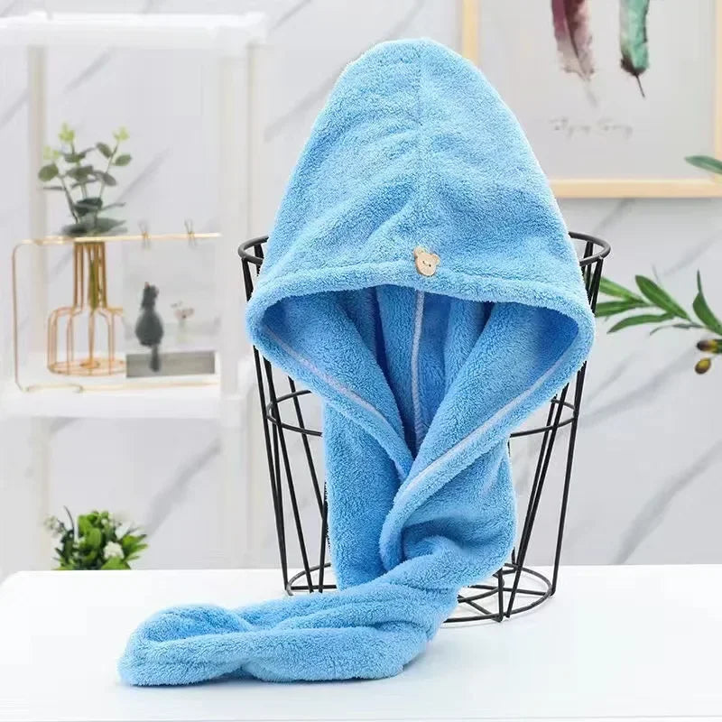 Bath Towels Soft Bathroom Accessories Microfiber Microfiber Towels Blow Dry Towels Bathroom Amenities Shower Caps Quick For Home - Problems Solved