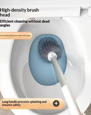 Bathroom Cleaning Made Easy with 4-In-1 Multifunctional Toilet Brush, Full 360° No Dead Corner Cleaning Set. - Problems Solved