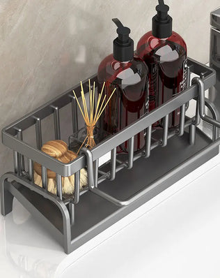 Kitchen Shelf Cleaning Cloth Storage Draining Rack Household Detergent Sponge Rack Water Sink Water Sink Water Sink Artifact - Problems Solved