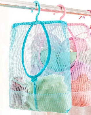 Bathroom Kids Toys Storage Bag Multifunctional Mesh Net Bag Makeup Organizer Drying Rack Balcony Socks Clothes Storage Basket - Problems Solved