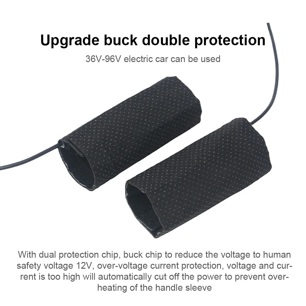 Motorcycle Heated Grips Handlebars Cover 3 Gear Adjustable USB Electric Handlebars Heater Hot Grip Winter Warming Accessories - Problems Solved