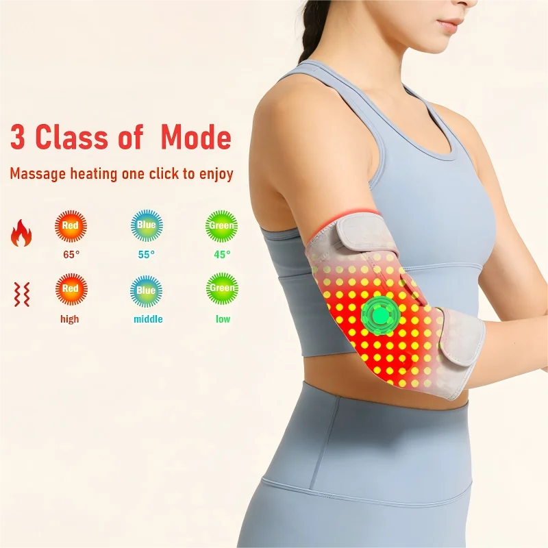 Red Light Therapy Heated Elbow Sleeve | Relieves Joint & Arm Pain, Arthritis | Heating & Massage Function Relieve Arm Numbnes - Problems Solved