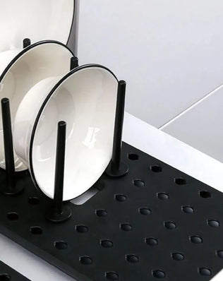 Kitchen Organizer Dish Drying Rack Telescopic Plate Bowl Stand - Problems Solved