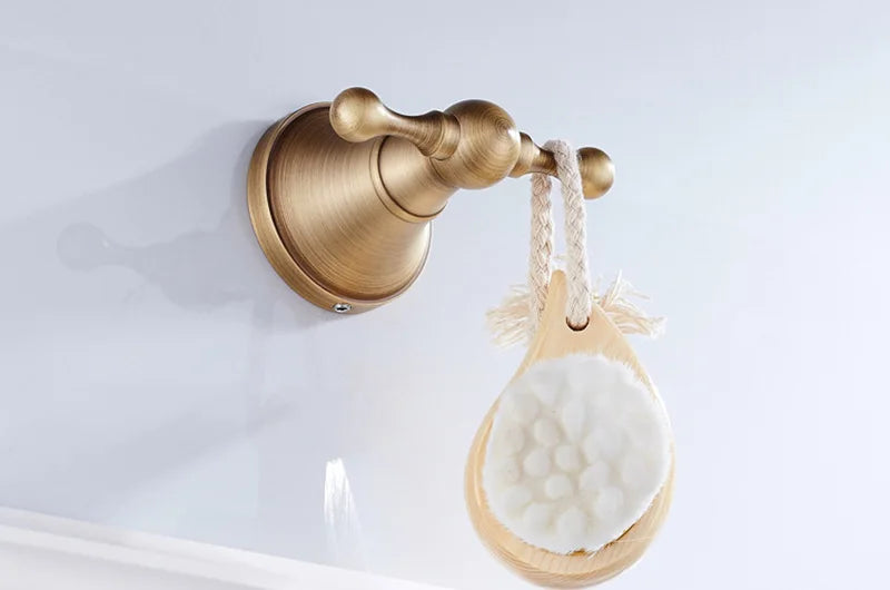 Bathroom Accessories Antique Brass Wall Mounted Toilet Paper Holder