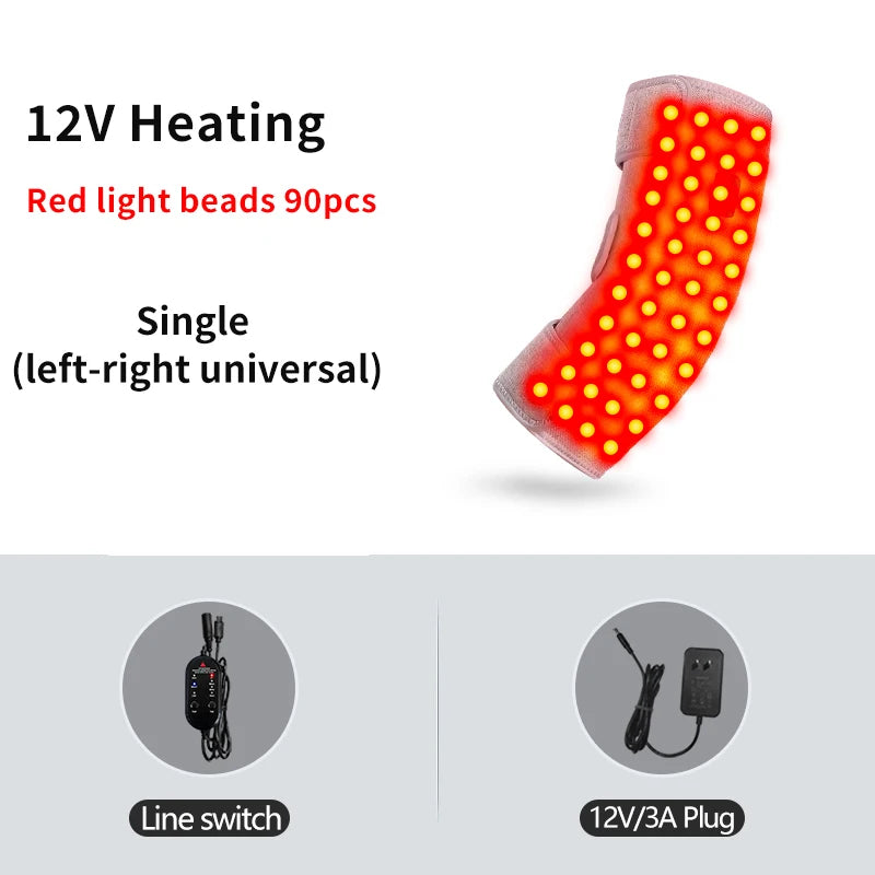 Red Light Therapy Heated Elbow Sleeve | Relieves Joint & Arm Pain, Arthritis | Heating & Massage Function Relieve Arm Numbnes - Problems Solved