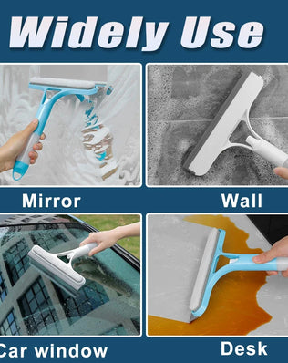 3 in 1 Window Cleaning Squeegee Multi Function with Spray Bottle - Problems Solved