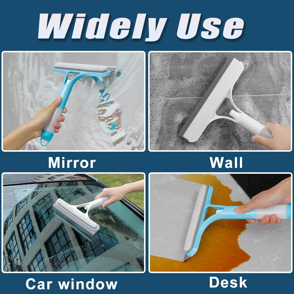 3 in 1 Window Cleaning Squeegee Multi Function with Spray Bottle - Problems Solved