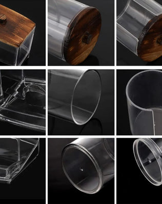 Bathroom Organizer Accessories Set Qtip Holder Storage - Problems Solved