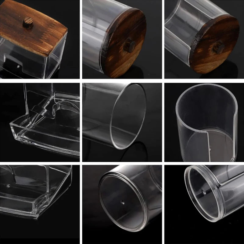 Bathroom Organizer Accessories Set Qtip Holder Storage - Problems Solved