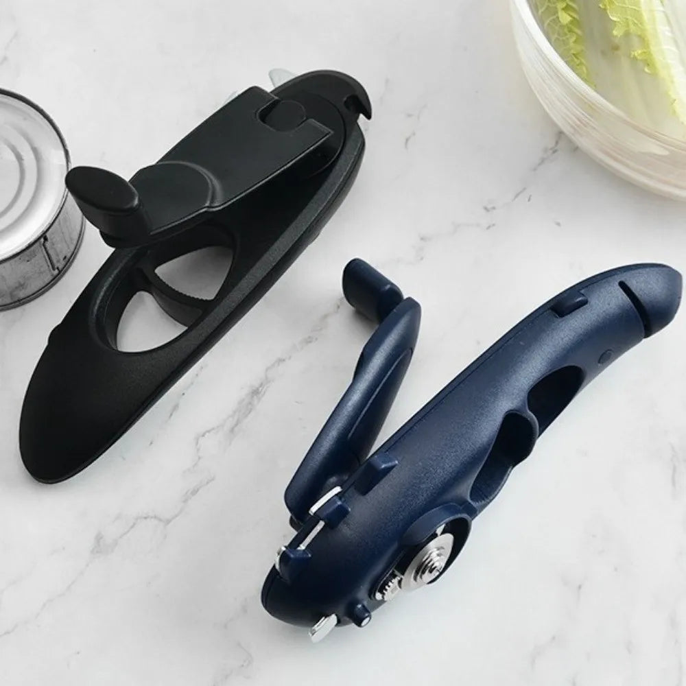 Kitchen Gadgets 8 in 1 Can Opener Multifunction Manual Jar - Problems Solved