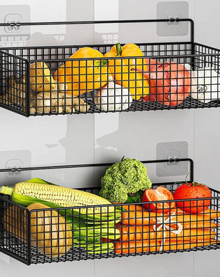 Wall-Mounted Multifunctional Storage Rack Bathroom Organizer No-Punch Toiletries Shelf Space Saving for Kitchens And Bathrooms - Problems Solved