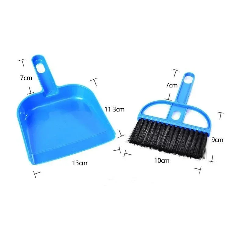 Mini Desktop Sweep Cleaning Brush Small Broom Dustpan Set Shovel Garbage and Sweep The Ingenious Combination Daily Gadgets - Problems Solved