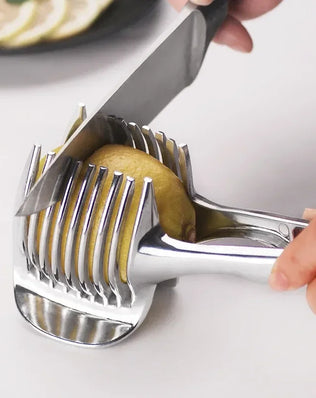 Kitchen Gadgets Handy Stainless Steel Onion Holder Potato Tomato - Problems Solved