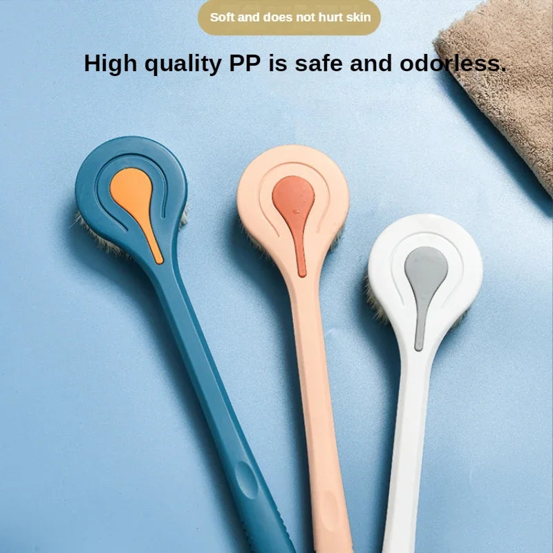 Bathroom Body Brush Kit with Long Handle: Soft-Hair Brush - Problems Solved