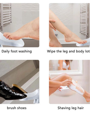 Bathroom Shower Foot Mat Lightweight Home Accessories Foot Rest Suitable for Cutting Nails Brushing Shoes Pedal Bath Rug Safety - Problems Solved