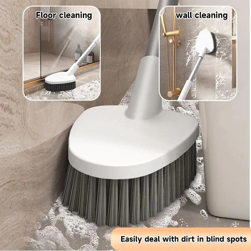 Bathroom Cleaning Made Easy with 4-In-1 Multifunctional Toilet Brush, Full 360° No Dead Corner Cleaning Set. - Problems Solved