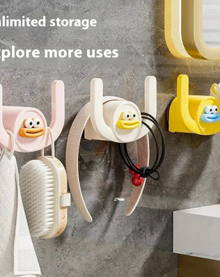 1Pc Cartoon Slippers Hook Bathroom Slipper Rack Shower Storage Organizer Shoe Holder Drainage Stand for Bathrooms and Bedrooms - Problems Solved