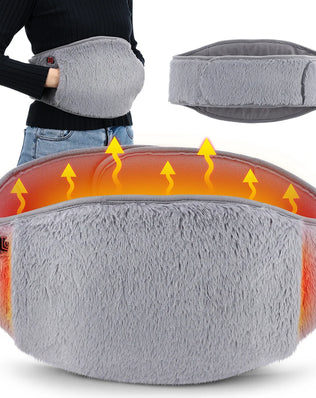 Electric Heating Abdomen Belt with Hand Warmer 3 Temp Levels Waist Warming Pad for Menstrual Relief Winter Health Care for Women - Problems Solved